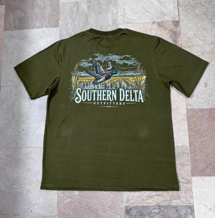 Southern Delta hunter green t-shirt